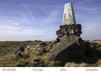 The trig point at The Edge